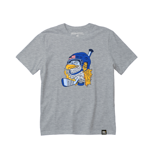 USA Bald Eagle Mullet Hockey T-Shirt