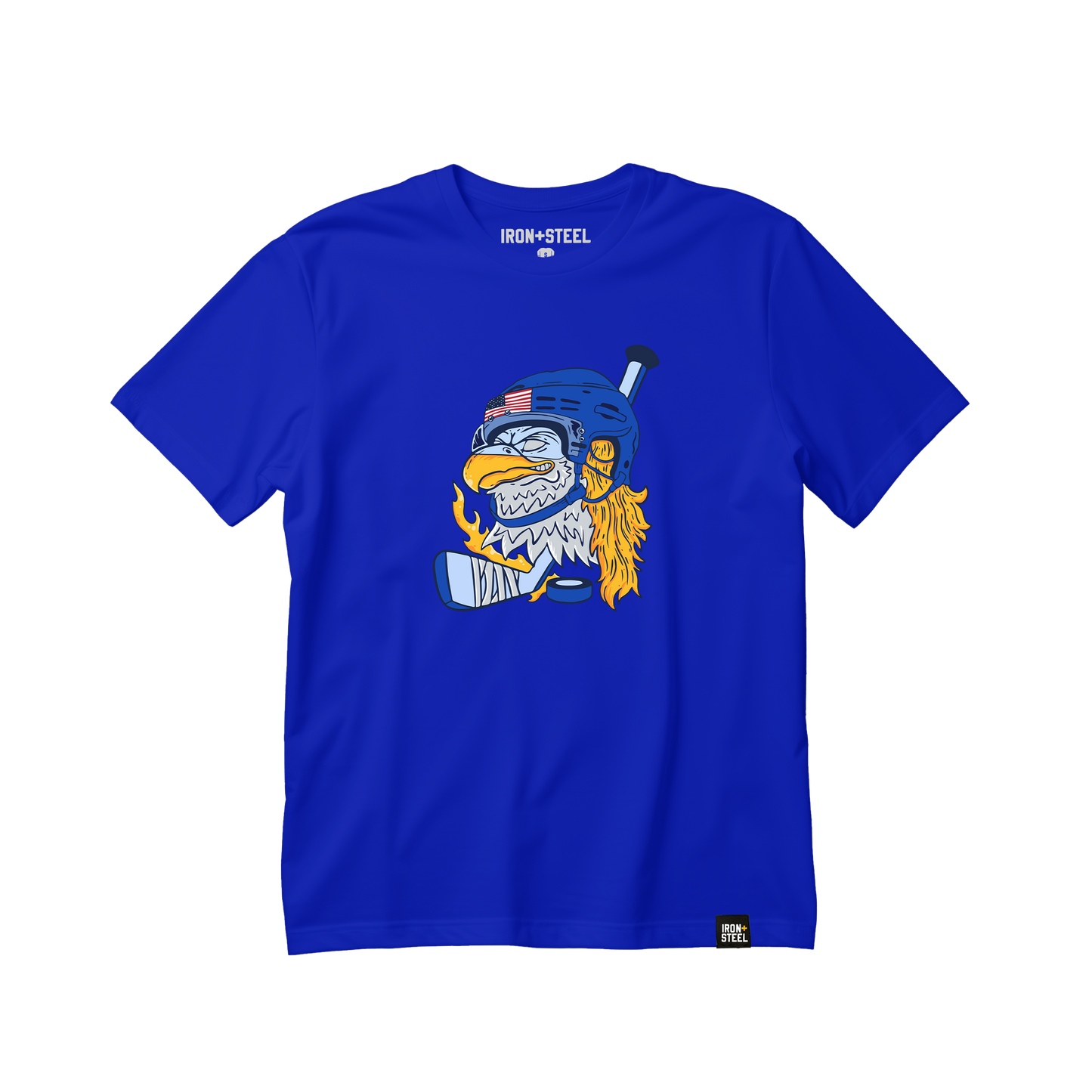 USA Bald Eagle Mullet Hockey T-Shirt