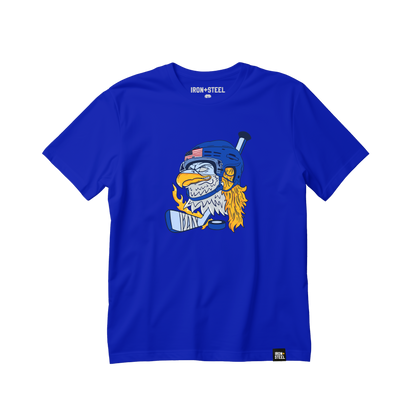 USA Bald Eagle Mullet Hockey T-Shirt