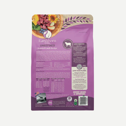 Earthborn All Life Stages Unrefined Ancient Roasted Lamb Dry Dog Food