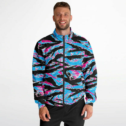 Miami Tiger Stripe Track Jacket