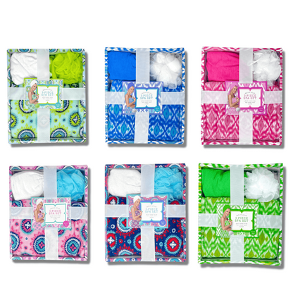 JupiterGear Deluxe Plush 3-Piece Bathroom Gift Box Spa Set