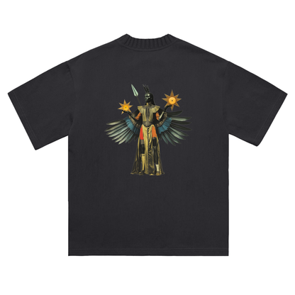 AmaruKhan Hebrews Heavyweight Knitted Round Neck T-Shirt