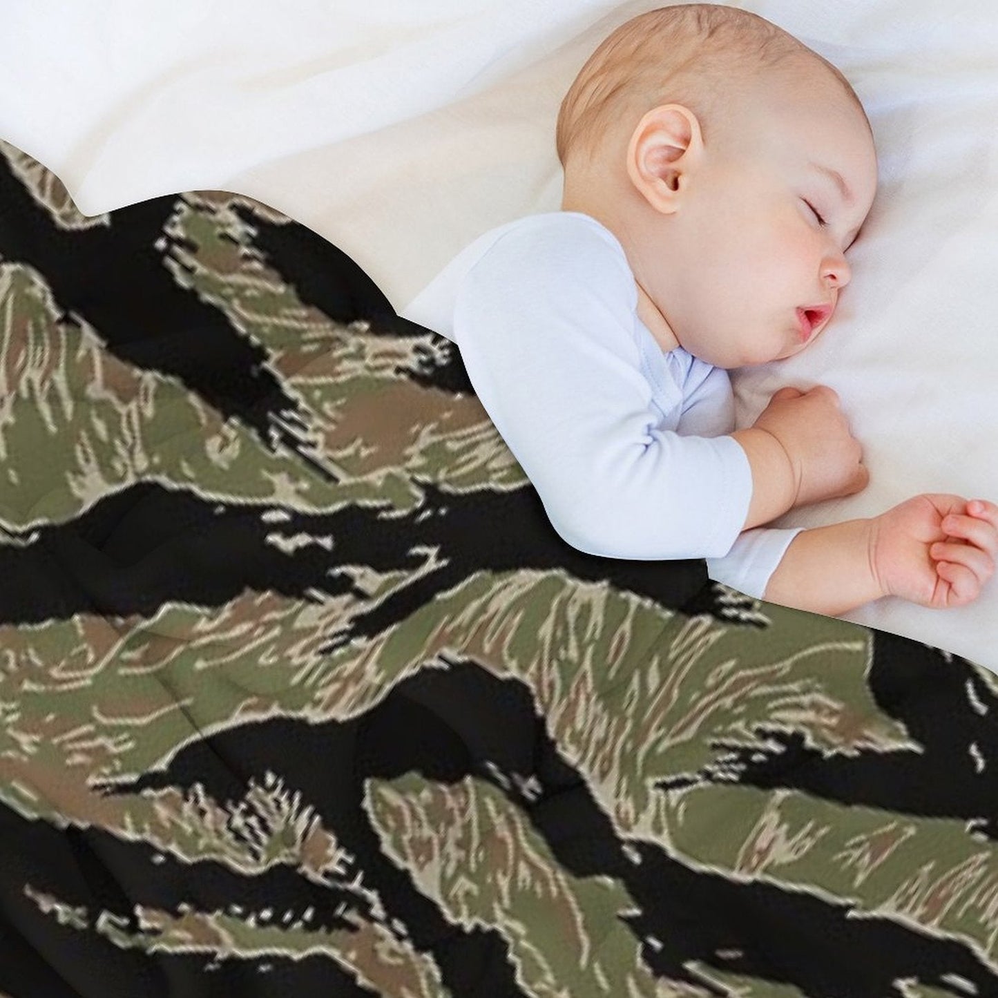 Tigerstripe Camo Throw Blanket