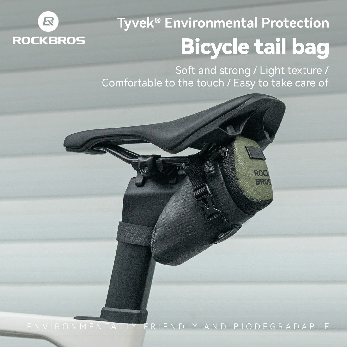 Sustainable Eco-Friendly Bike Rear Saddle Bag 0.2L