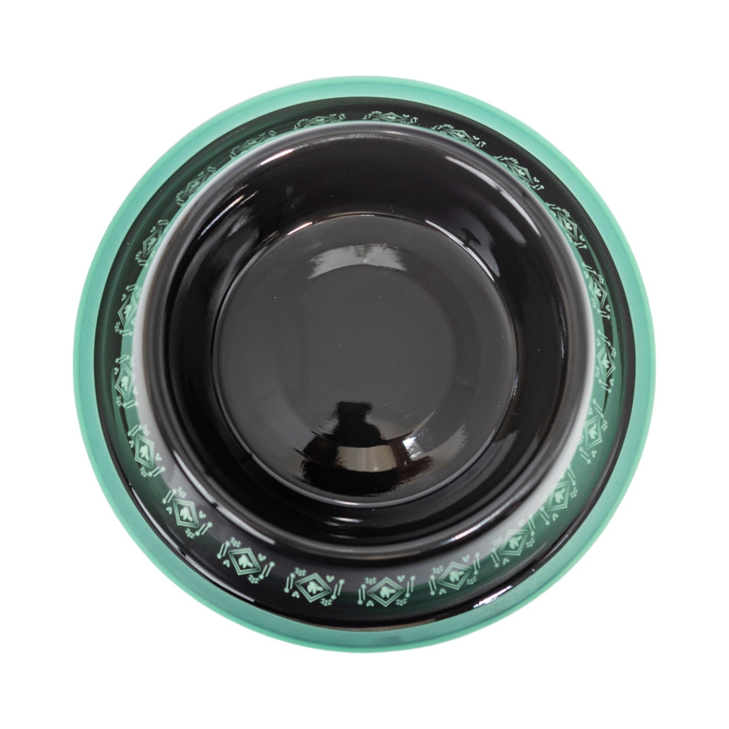 Non-Skid Boho Stainless Steel Dog Bowl – with Whimsical Unicorn Design, Silicone Base for Medium Dogs – 24oz