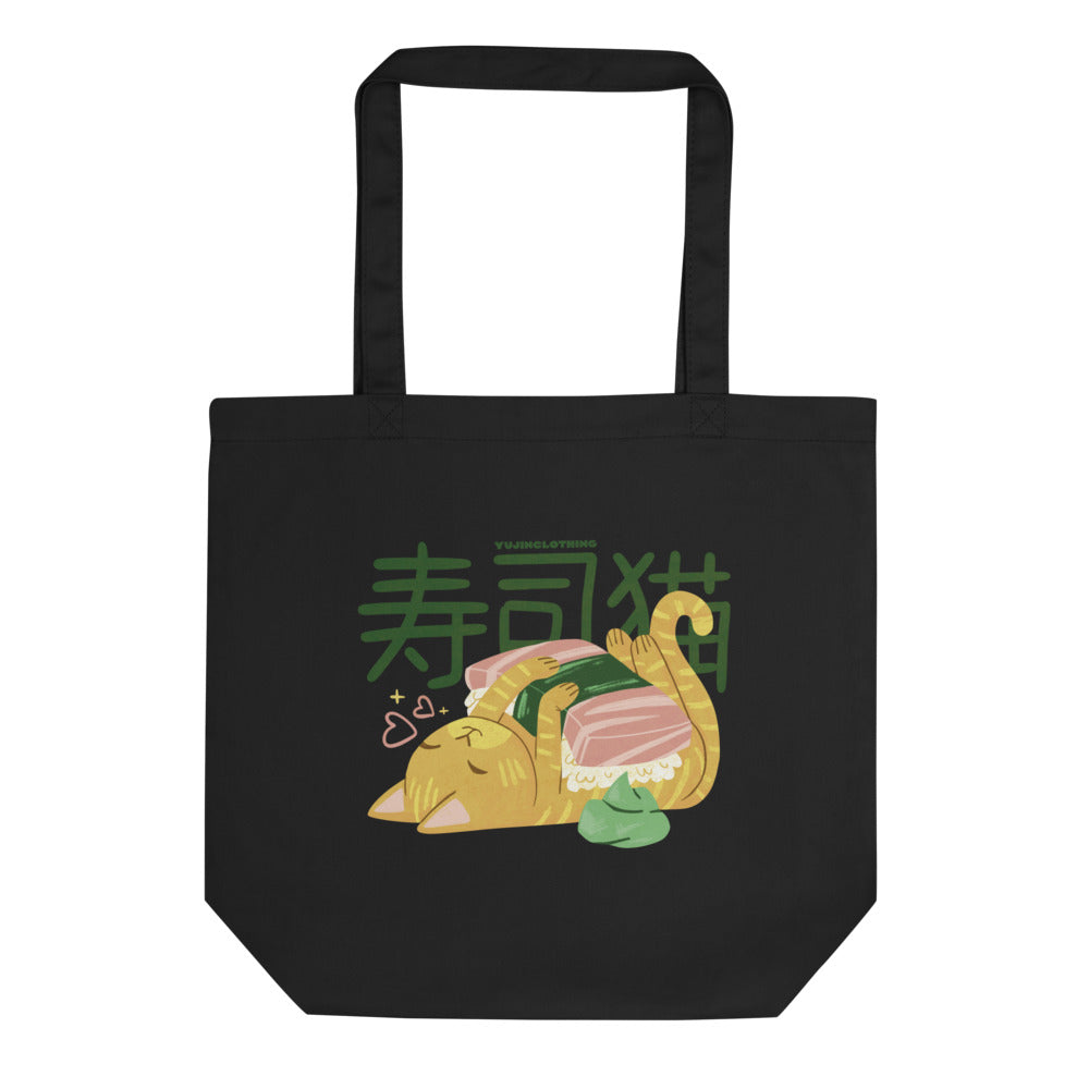 Cute Sushi Cat Eco Tote Bag