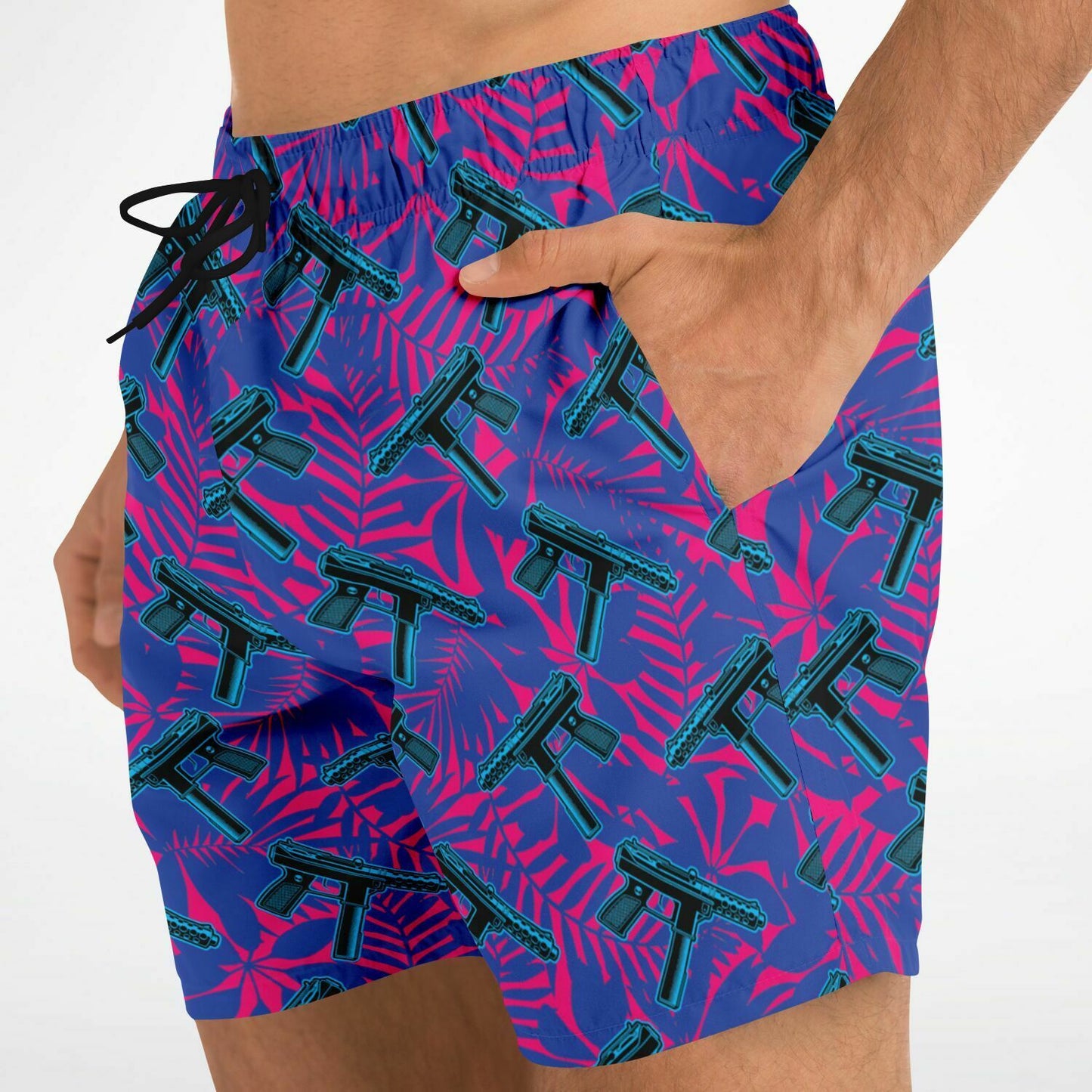 Rad Palm 9 Lives Men's Swim Trunks