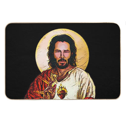Holy Keanu - T-Shirts, Gadgets & Face Masks Bath Mat