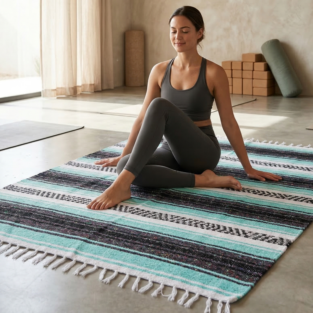 Seaside Mexican Falsa Blanket