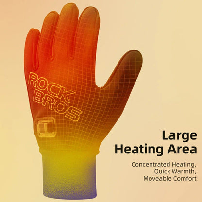 Winter Heated Gloves USB Rechargeable - Triathlete Store