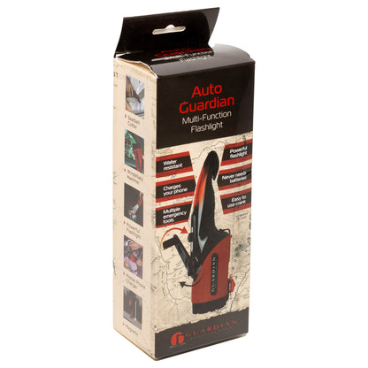 Auto Guardian | 7-in-1 Dynamo Emergency Flashlight & Vehicle Escape Tool