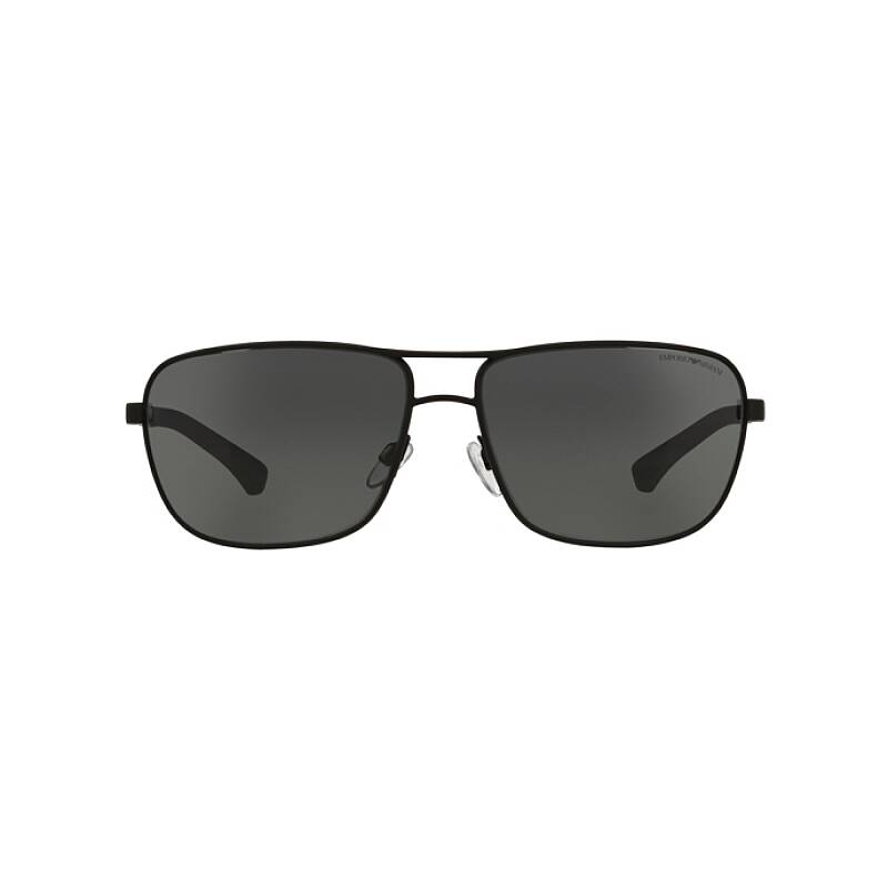 Emporio Armani 0EA2033 Men's Black Rubber Sunglasses 64mm