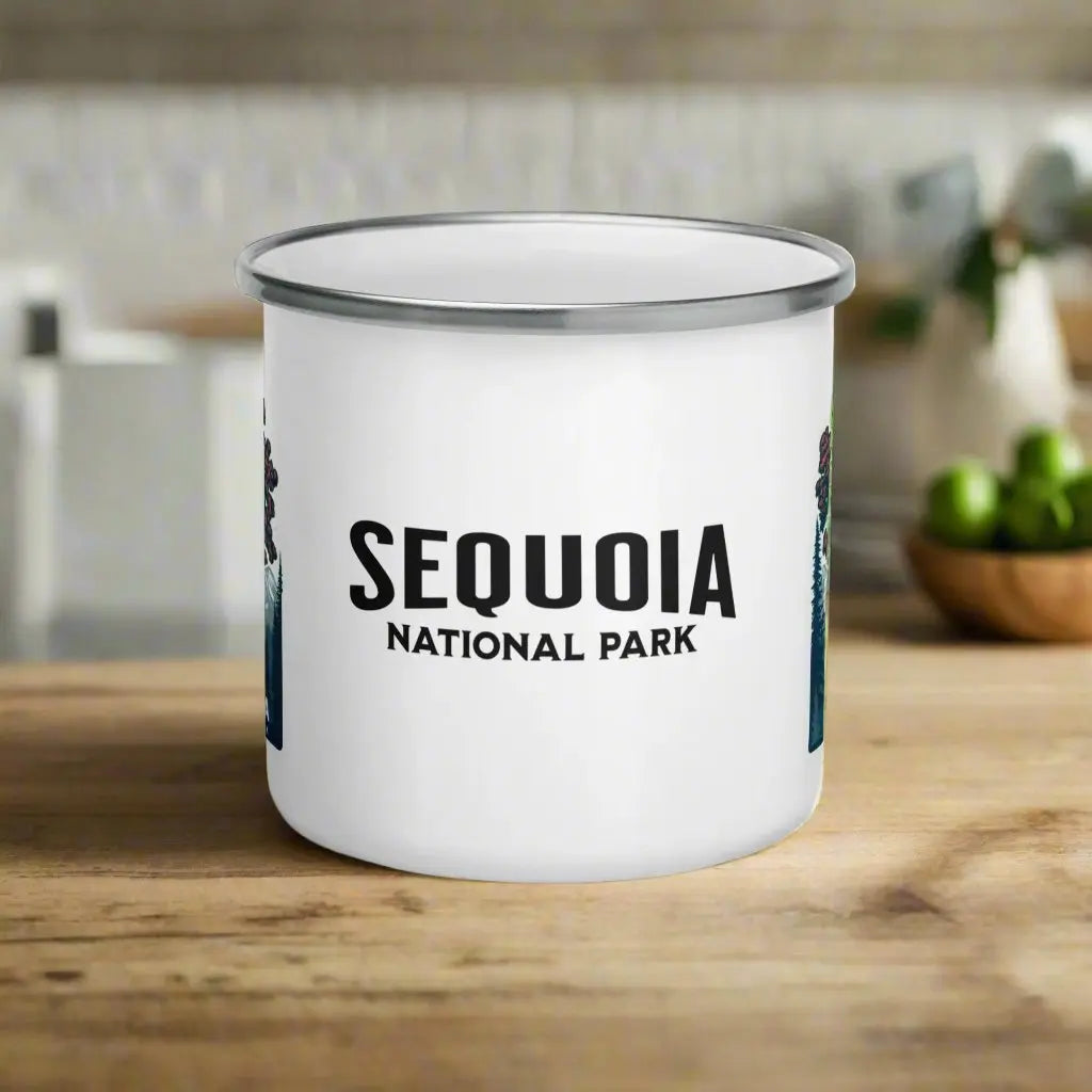 Sequoia National Park Durable Enamel Camp Mug