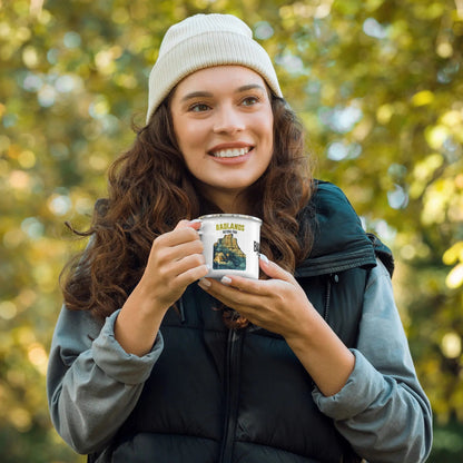 Badlands National Park Durable Enamel Camp Mug
