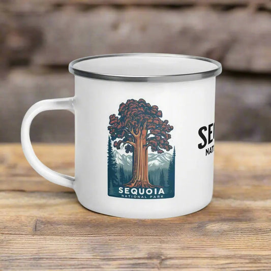 Sequoia National Park Durable Enamel Camp Mug