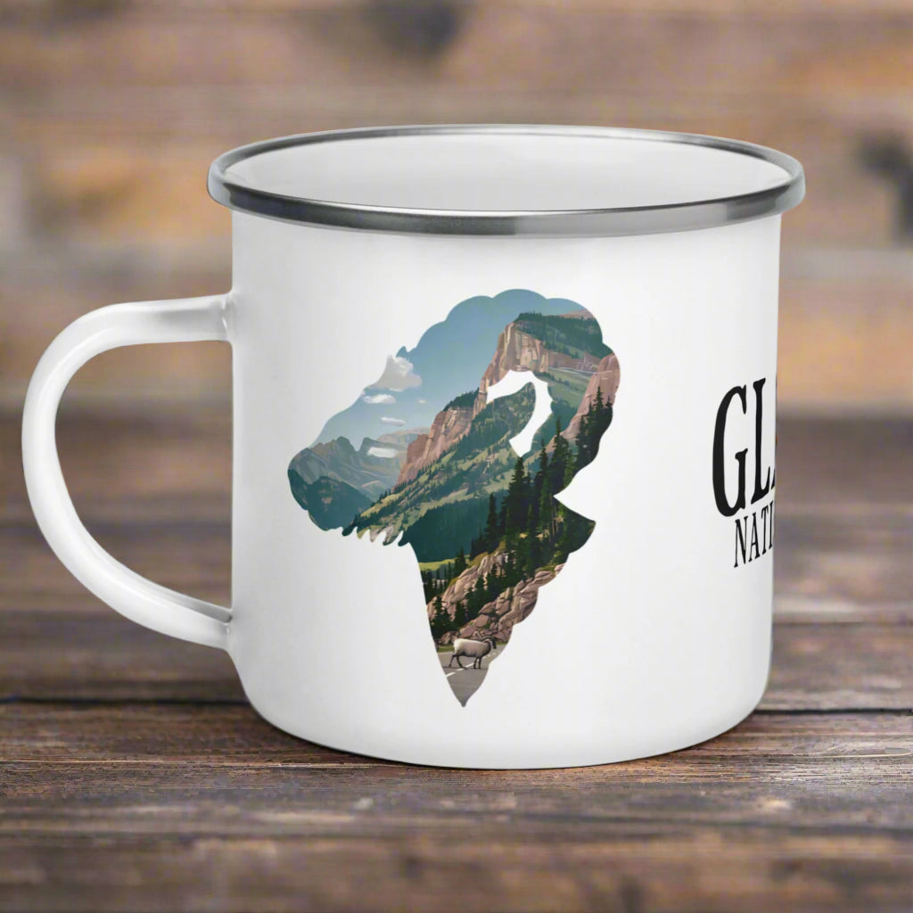 Glacier Big Horned Sheep National Park Camp Mug
