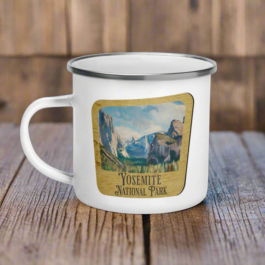 Yosemite Valley Sign National Park Camp Mug