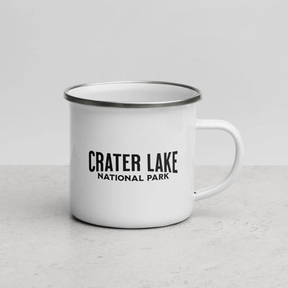Crater Lake National Park Durable Enamel Camp Mug