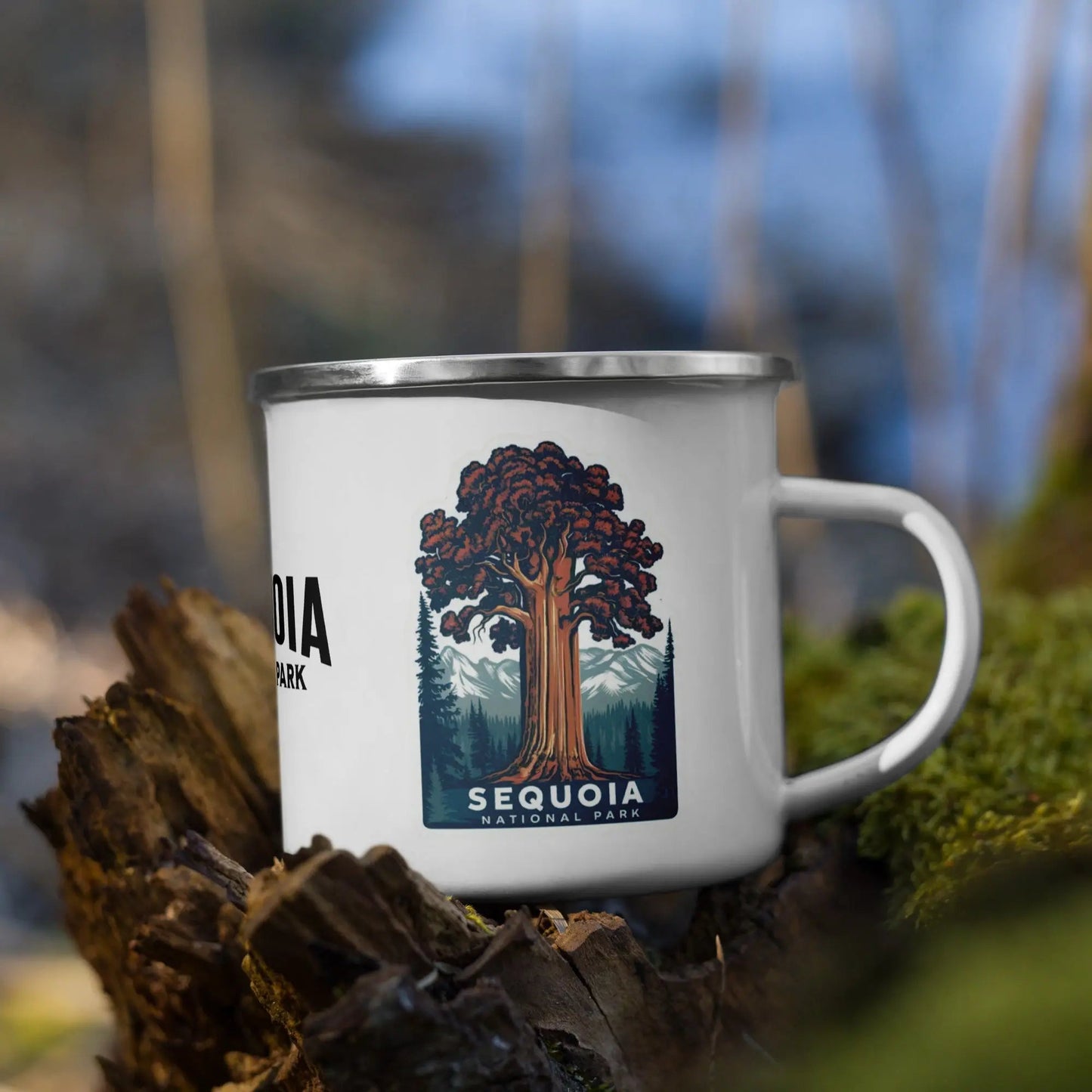 Sequoia National Park Durable Enamel Camp Mug