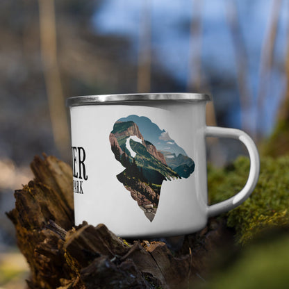 Glacier Big Horned Sheep National Park Camp Mug