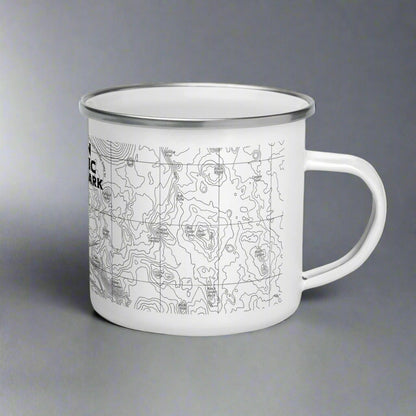 Lassen Volcanic National Park Topographic Camp Mug