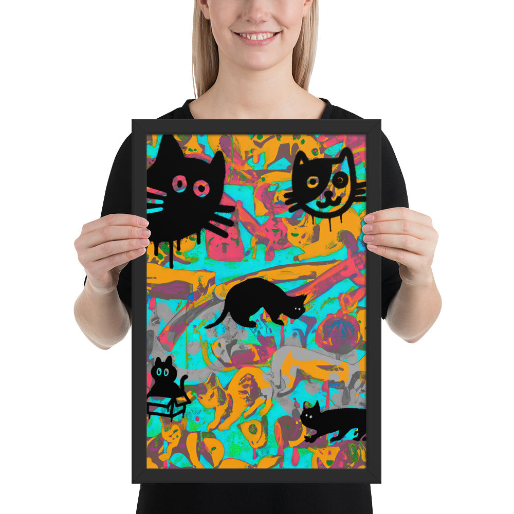 Only if you really LOVE CATS Framed Poster