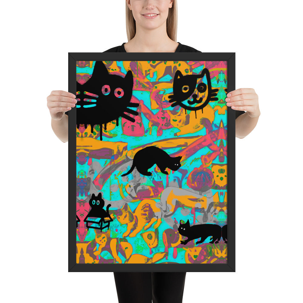 Only if you really LOVE CATS Framed Poster