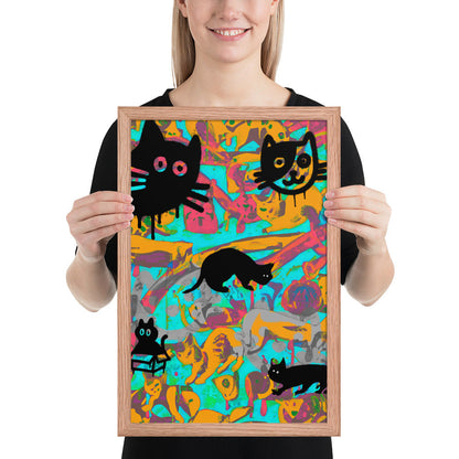 Only if you really LOVE CATS Framed Poster