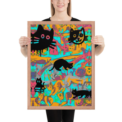 Only if you really LOVE CATS Framed Poster
