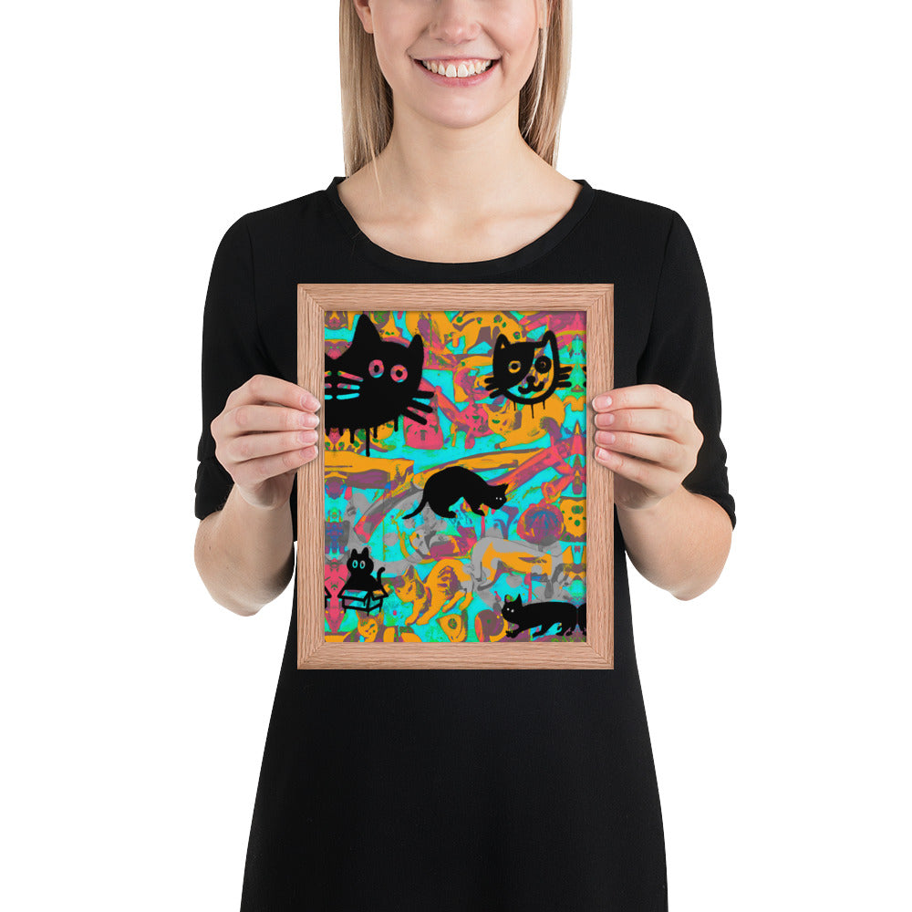 Only if you really LOVE CATS Framed Poster