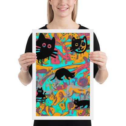 Only if you really LOVE CATS Framed Poster