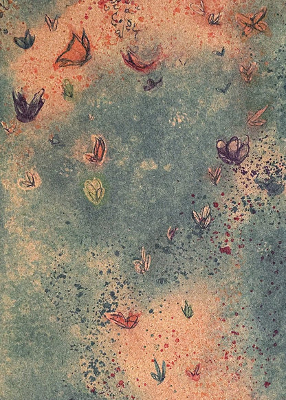 Essence of Spring Cork Yoga Mat