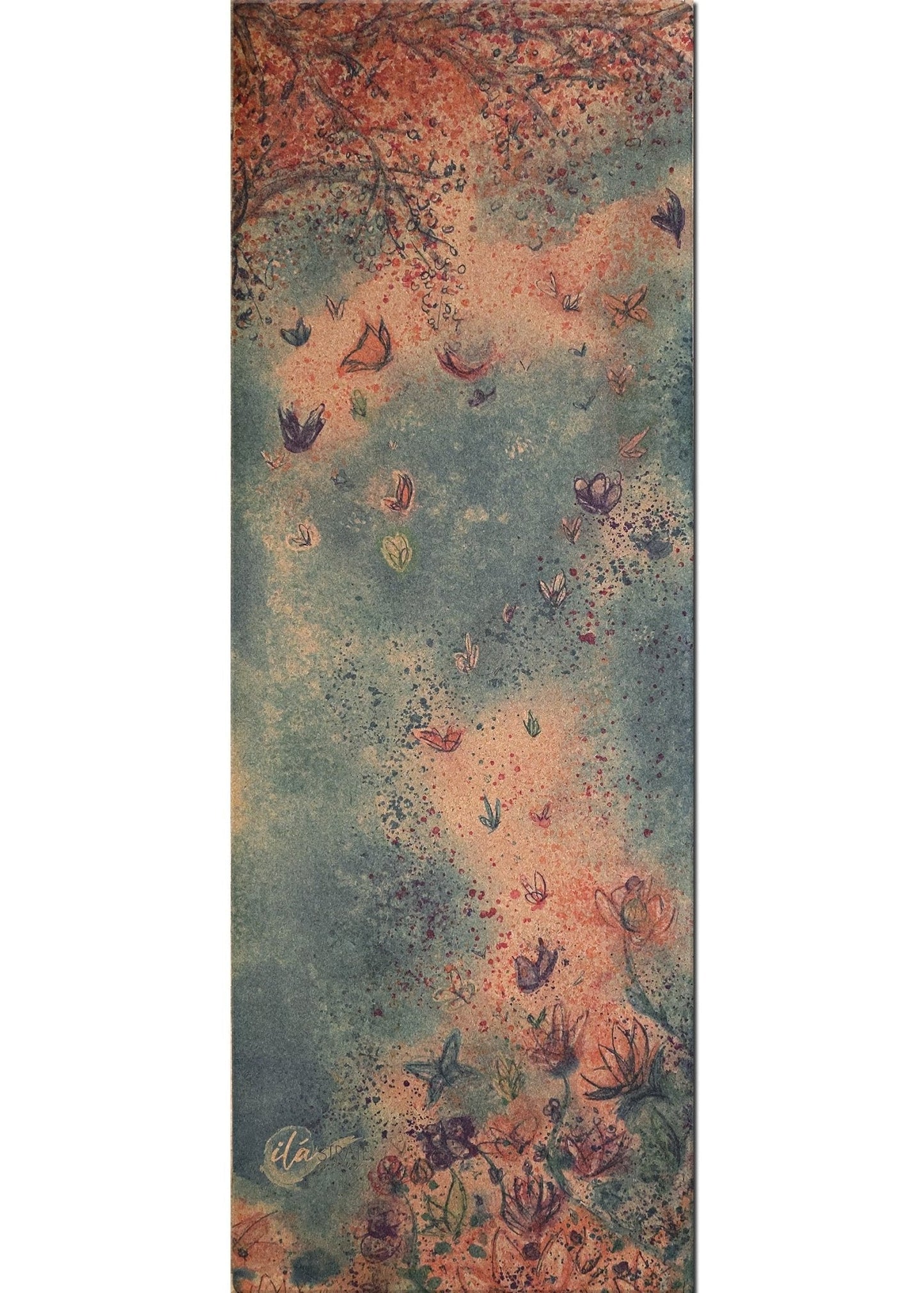 Essence of Spring Cork Yoga Mat