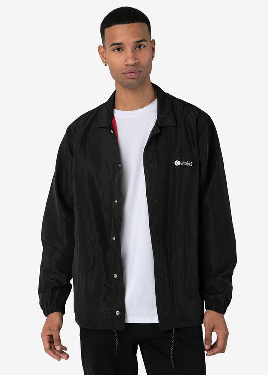 Black | Mens Coach Jacket