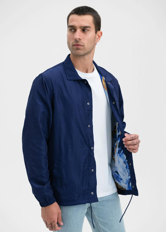 Navy | Mens Coach Jacket
