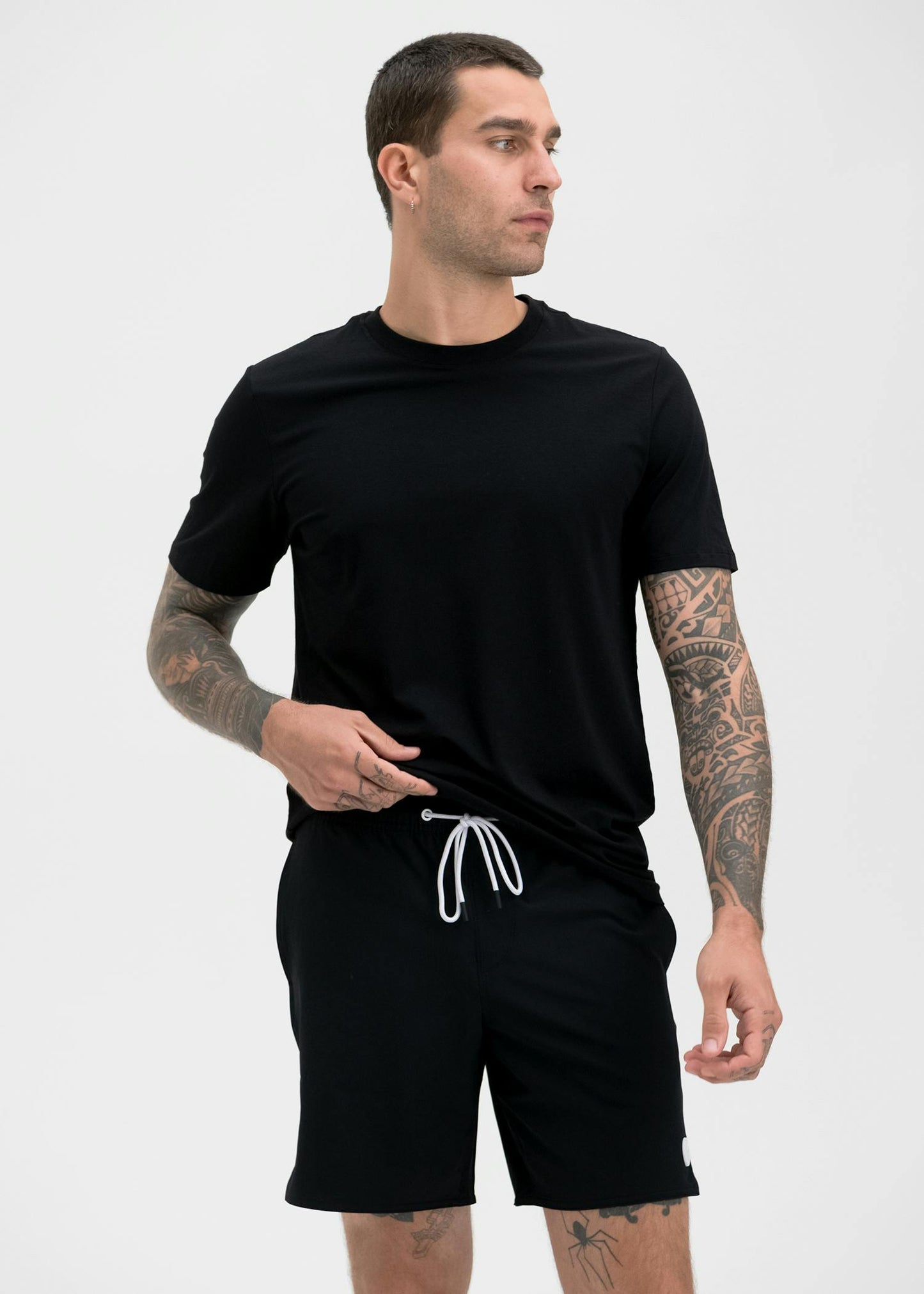 Apex Black | Mens Swim Short