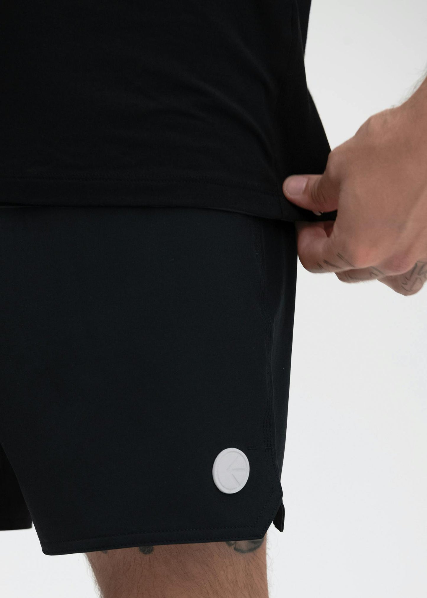 Apex Black | Mens Swim Short