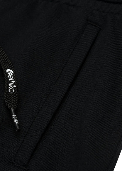 Black | Womens Raw Edge Short