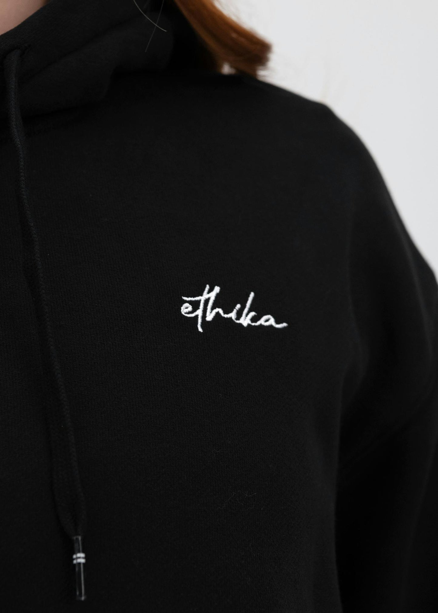 Black - Hood Lined - Black | Womens Hoodie