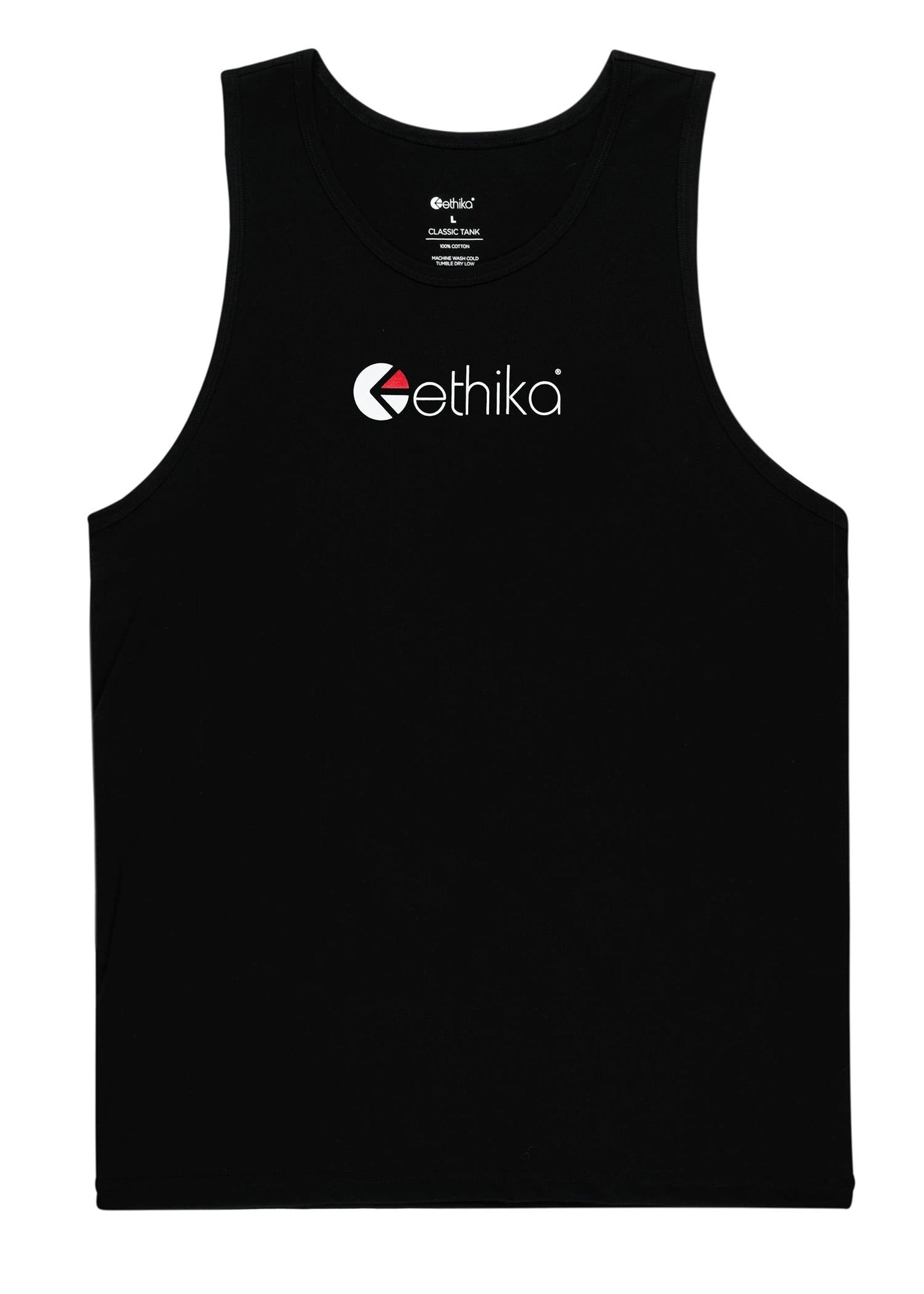 Ethika Logo - Black | Mens Tank Top