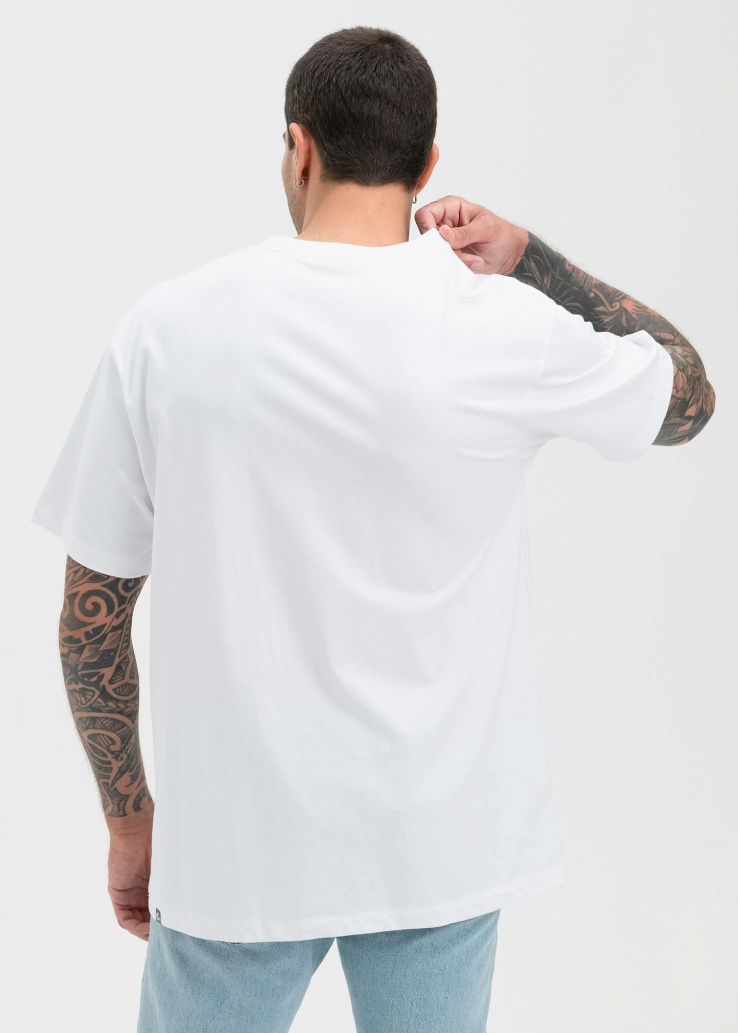 Ethika Logo - White | Mens Graphic Tee