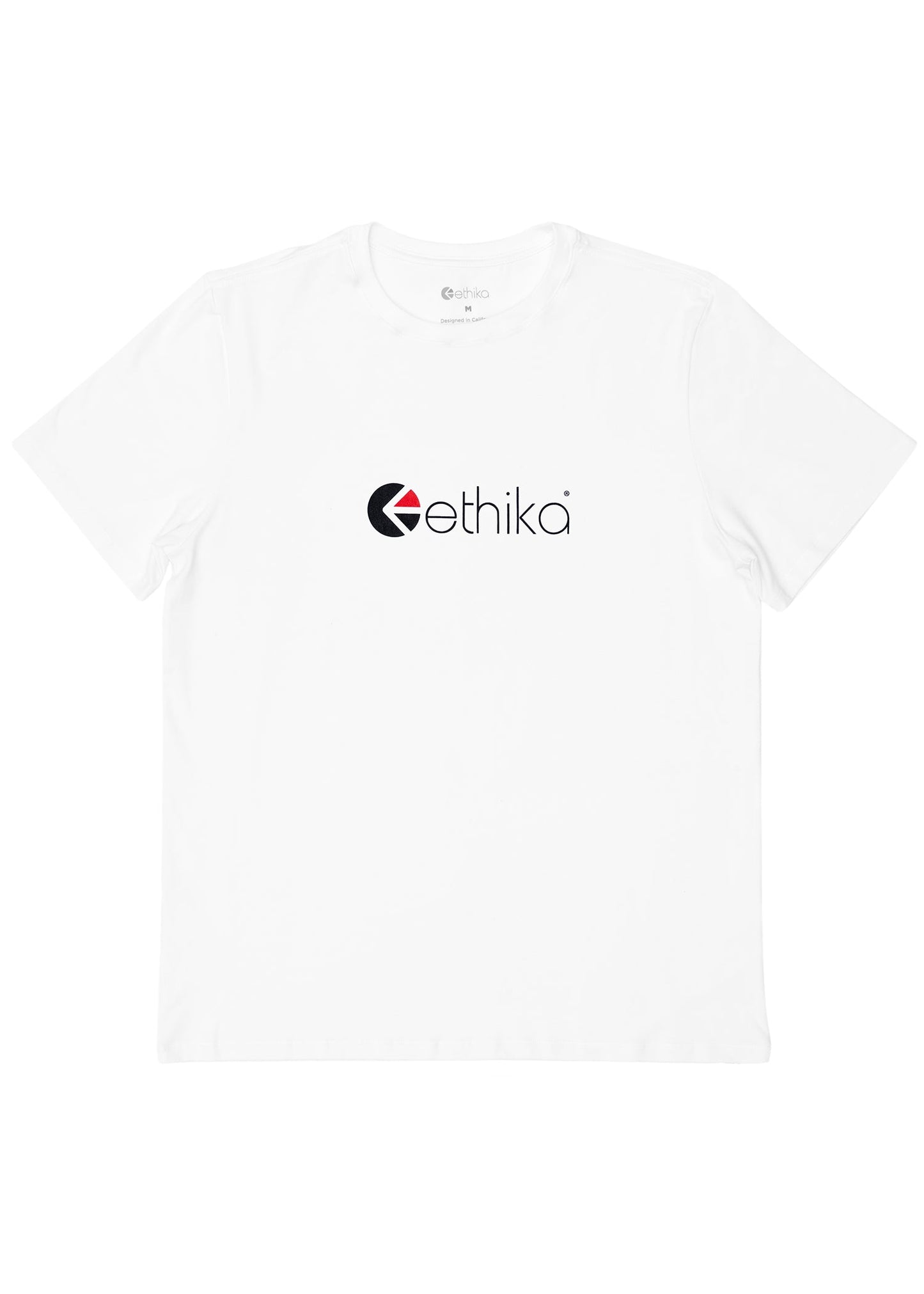 Ethika Logo - White | Mens Graphic Tee