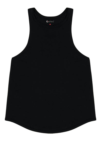 Black | Womens High-neck Tank