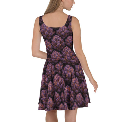 Everythings Purple Weed Skater Dress