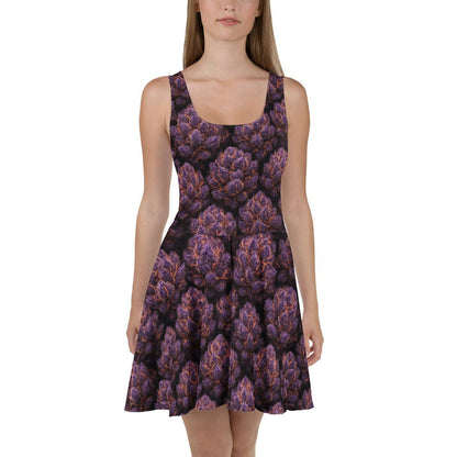 Everythings Purple Weed Skater Dress