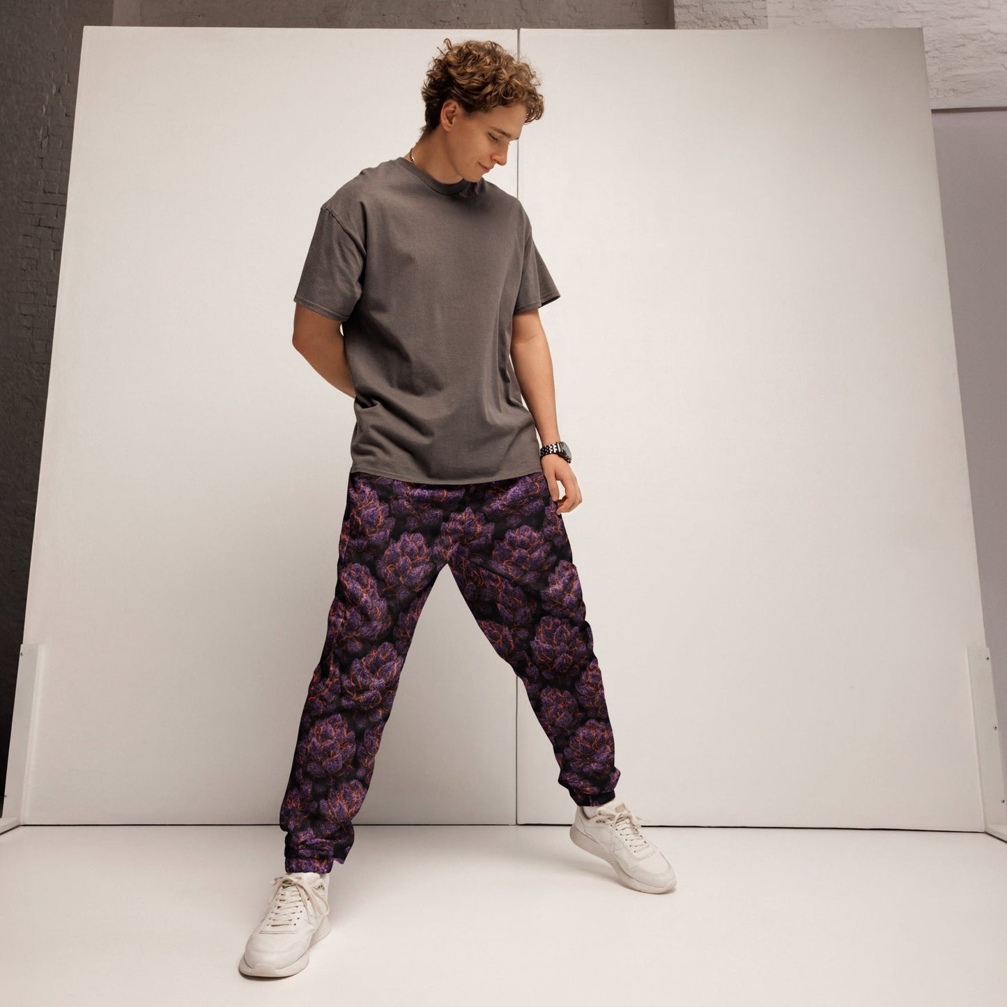 Everythings Purple Weed Unisex track pants