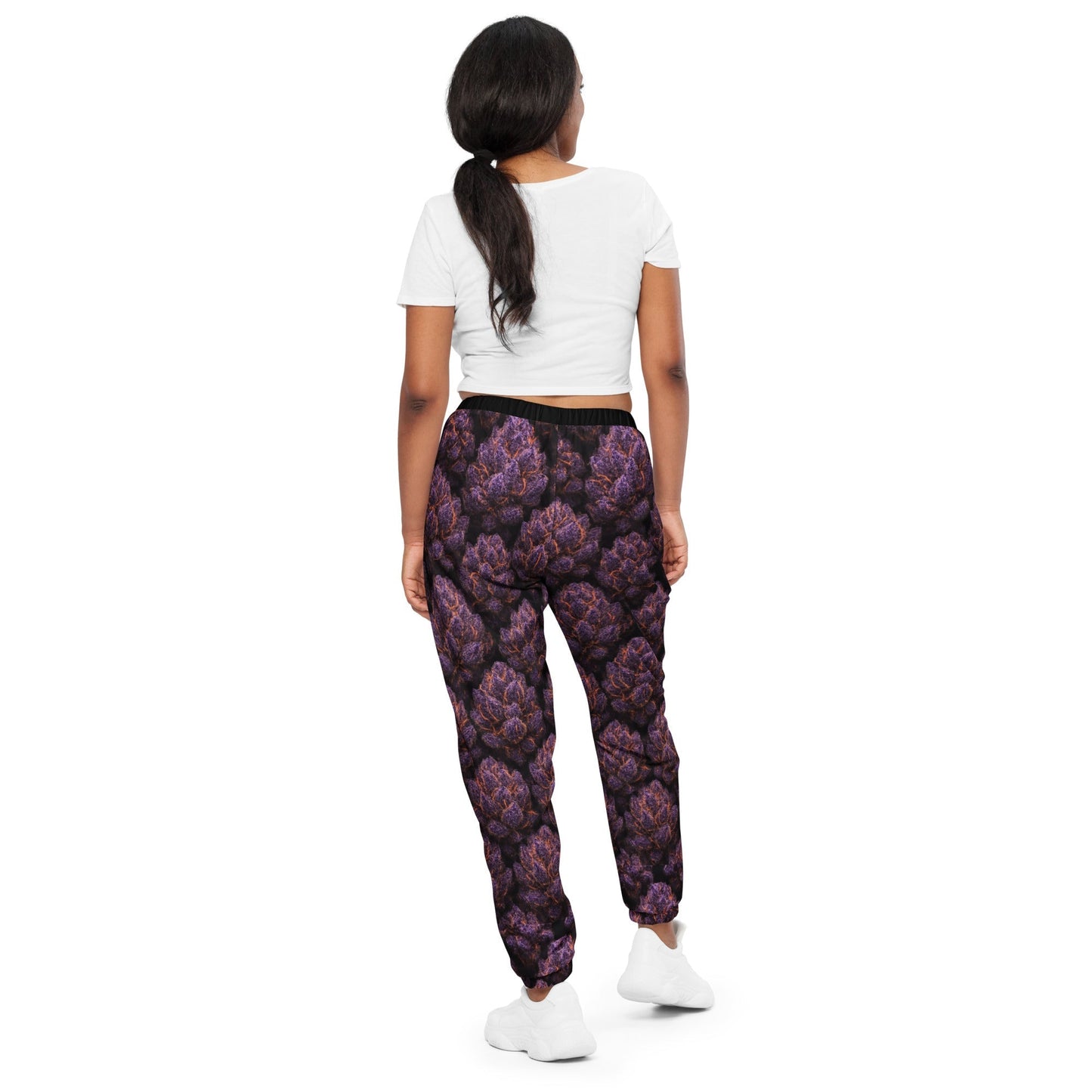 Everythings Purple Weed Unisex track pants