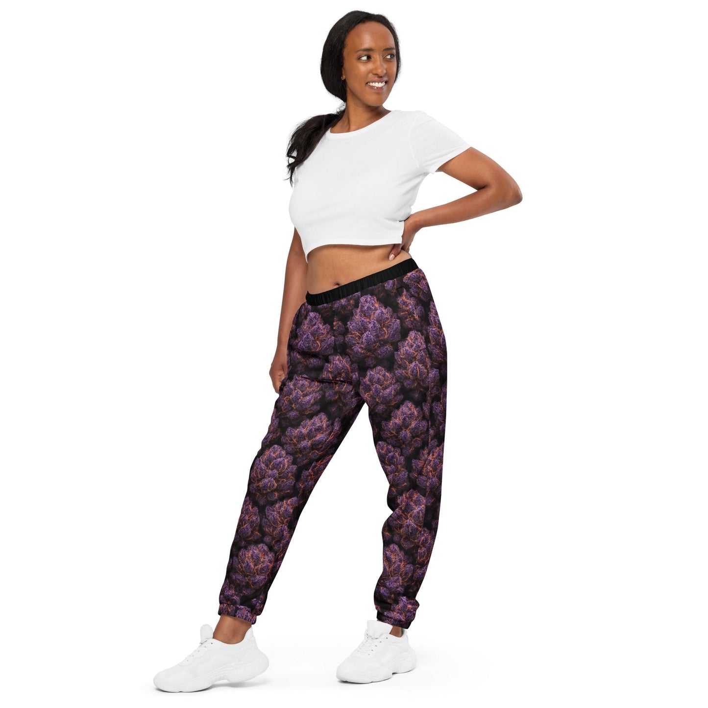 Everythings Purple Weed Unisex track pants