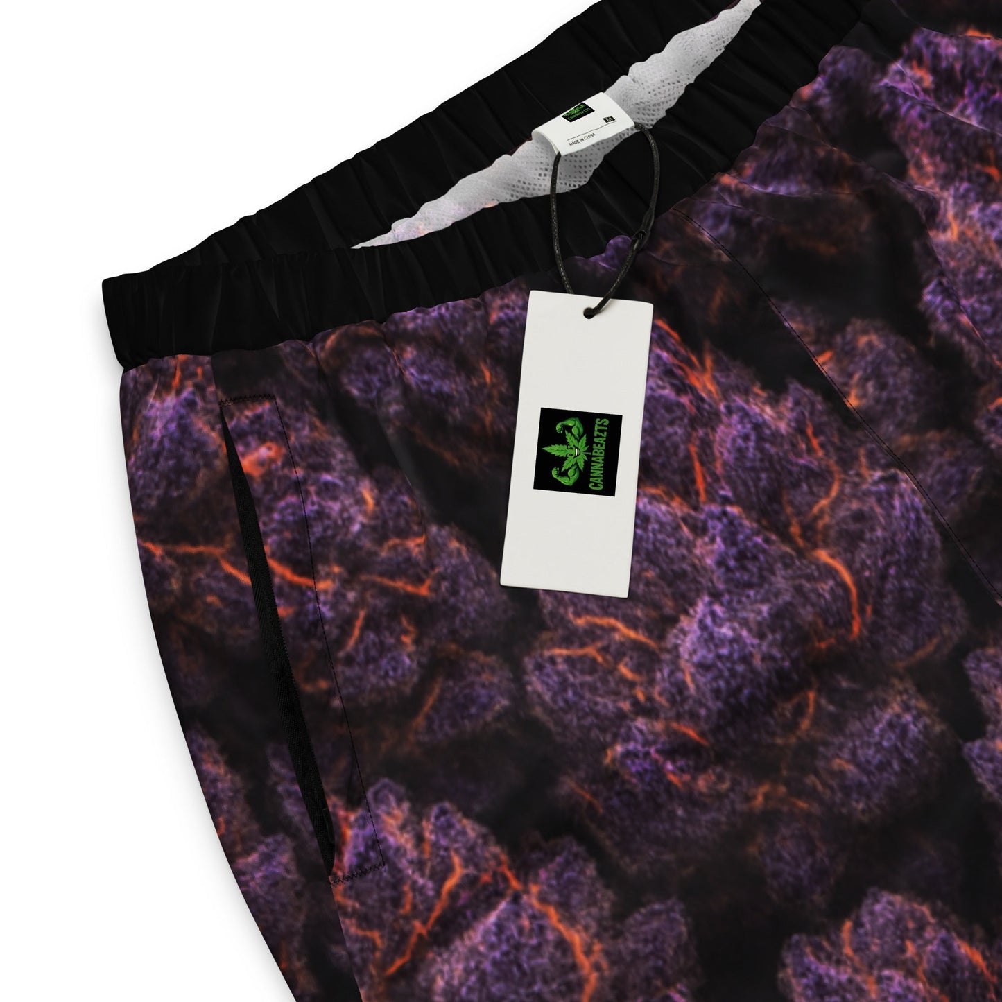 Everythings Purple Weed Unisex track pants